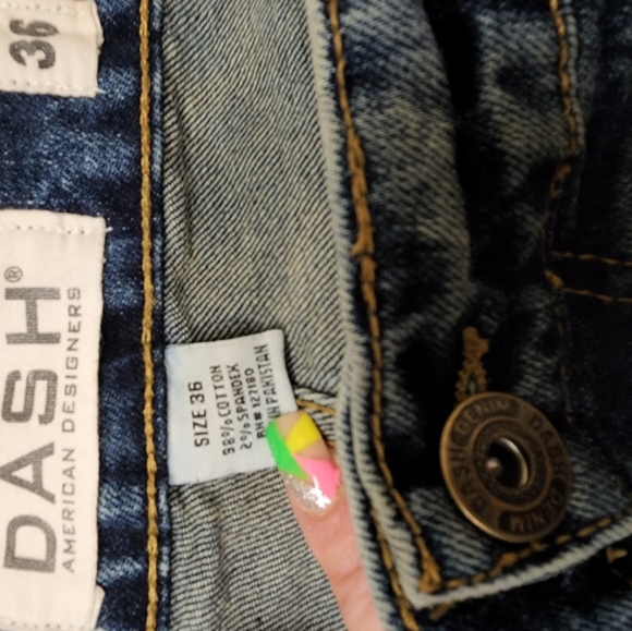 Dash American Designers Jean Shorts SIZE 36 - Picture 4 of 5